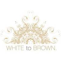 white to brown